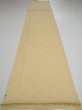 Photo5: 2Z06z80  Japanese Kimono Silk  FABRIC  Light yellow 63.0x14.4 (5)