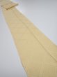 Photo1: 2Z09z50  Japanese Kimono Silk  FABRIC  Light yellow 76.4x7.1 (1)