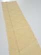 Photo3: 2Z10z30  Japanese Kimono Silk  FABRIC  Light yellow 36.2x7.1 (3)