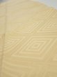 Photo4: 2Z10z30  Japanese Kimono Silk  FABRIC  Light yellow 36.2x7.1 (4)