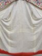 Photo8: 4311T01z980  Japanese Kimono Silk KOMON Chrysanthemum Off-white (8)