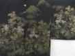 Photo3: 4311T03z680 Vintage Japanese Kimono Silk HAORI Grove Black (3)