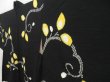 Photo2: 4311T05z570 Vintage Japanese Kimono Silk HAORI Ivy Black (2)