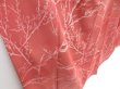 Photo3: 4311T12z930 Vintage Japanese Kimono Silk KOMON Branch Dark coral (3)