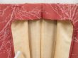 Photo8: 4311T12z930 Vintage Japanese Kimono Silk KOMON Branch Dark coral (8)