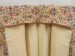 Photo7: 4311T13z910 Vintage Japanese Kimono Silk KOMON Flowers Yellow ochre (7)