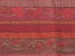 Photo4: 4316T02z640 Vintage Japanese Kimono Silk HAORI COAT  Flower Red-Brown (4)