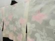 Photo7: 4316T05z570 Vintage Japanese Kimono Silk HAORI Butterfly Black (7)