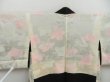 Photo8: 4316T05z570 Vintage Japanese Kimono Silk HAORI Butterfly Black (8)