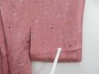 Photo8: 4316T06z560 Vintage Japanese Kimono Silk HAORI Flower Dull pink (8)