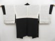 Photo7: 4316T11z620 Vintage Japanese Kimono Silk HAORI Mountain Black (7)