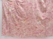 Photo5: 4316T12z900 Vintage Japanese Kimono Silk TSUKESAGE Butterfly Dull pink (5)