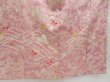 Photo7: 4316T12z900 Vintage Japanese Kimono Silk TSUKESAGE Butterfly Dull pink (7)