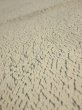 Photo4: 2J02z70  Japanese Kimono Silk  FABRIC Shibori Light cream 42.5x14.4 (4)