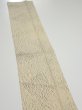 Photo3: 2J10z30  Japanese Kimono Silk  FABRIC Shibori Light cream 39.4x6.7 (3)