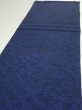 Photo3: 2J04z110  Japanese Kimono Crepe Silk  FABRIC Flowers Indigo 67.7x15.0 (3)