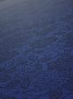 Photo4: 2J05z110  Japanese Kimono Crepe Silk  FABRIC Flowers Indigo 67.7x15.0 (4)