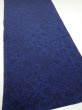 Photo2: 2J06z  Japanese Kimono Crepe Silk  FABRIC Flowers Indigo (2)