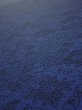 Photo4: 2J06z  Japanese Kimono Crepe Silk  FABRIC Flowers Indigo (4)