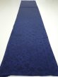 Photo5: 2J06z  Japanese Kimono Crepe Silk  FABRIC Flowers Indigo (5)