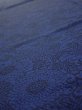 Photo4: 2J08z50  Japanese Kimono Crepe Silk  FABRIC Flowers Indigo 61.0x7.5 (4)