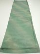 Photo5: 2J01z60  Japanese Kimono Silk  FABRIC Suminagashi Soft green 43.3x14.4 (5)