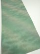 Photo2: 2J03z90  Japanese Kimono Silk  FABRIC Suminagashi Soft green 68.5x14.2 (2)