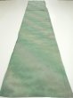 Photo5: 2J05z90  Japanese Kimono Silk  FABRIC Suminagashi Soft green 68.5x14.4 (5)