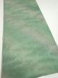 Photo2: 2J06z90  Japanese Kimono Silk  FABRIC Suminagashi Soft green 70.1x14.4 (2)