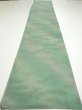 Photo5: 2J06z90  Japanese Kimono Silk  FABRIC Suminagashi Soft green 70.1x14.4 (5)