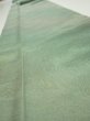 Photo4: 2J09z60  Japanese Kimono Silk  FABRIC Suminagashi Soft green 88.6x6.7 (4)