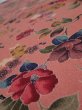 Photo4: 2i01z  Japanese Kimono Crepe Silk  FABRIC Camellia Coral pink (4)