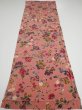 Photo5: 2i02z  Japanese Kimono Crepe Silk  FABRIC Camellia Coral pink (5)