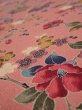 Photo4: 2i03z  Japanese Kimono Crepe Silk  FABRIC Camellia Coral pink (4)