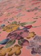 Photo4: 2i04z  Japanese Kimono Crepe Silk  FABRIC Camellia Coral pink (4)