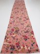 Photo5: 2i05z  Japanese Kimono Crepe Silk  FABRIC Camellia Coral pink (5)