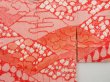 Photo3: 4323T11z520  Japanese Kimono Silk SHIBORI HAORI  Orangered (3)