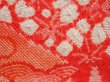 Photo4: 4323T11z520  Japanese Kimono Silk SHIBORI HAORI  Orangered (4)