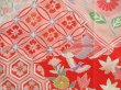 Photo7: 4323T12z1280  Japanese Kimono Silk FURISODE Flowers Pink (7)