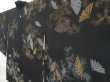 Photo2: 4324T06z560 Vintage Japanese Kimono Silk HAORI Chrysanthemum Black (2)