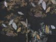 Photo3: 4324T06z560 Vintage Japanese Kimono Silk HAORI Chrysanthemum Black (3)