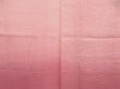 Photo3: 4324T07z230 Vintage Japanese Kimono Silk See through HAORI Plants Pink (3)