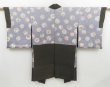 Photo2: 4324T12z550 Vintage Japanese Kimono Silk HAORI  Dark brown (2)