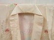 Photo8: 4325T11z310 Vintage Japanese Kimono Silk Girl's  Flying crane Off-white (8)