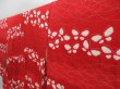 Photo2: 4325T12z930 Vintage Japanese Kimono Silk KOMON Butterfly Dark red (2)