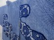 Photo2: 4326T05z540 Vintage Japanese Kimono Silk SHIBORI HAORI Chrysanthemum Dark blue (2)