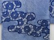 Photo3: 4326T05z540 Vintage Japanese Kimono Silk SHIBORI HAORI Chrysanthemum Dark blue (3)