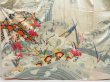 Photo5: 4331T01z1140 Vintage Japanese Kimono Silk FURISODE Katawaguruma  Off-white (5)