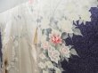 Photo2: 4331T02z1130 Vintage Japanese Kimono Silk FURISODE Rose Off-white (2)