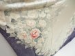 Photo3: 4331T02z1130 Vintage Japanese Kimono Silk FURISODE Rose Off-white (3)